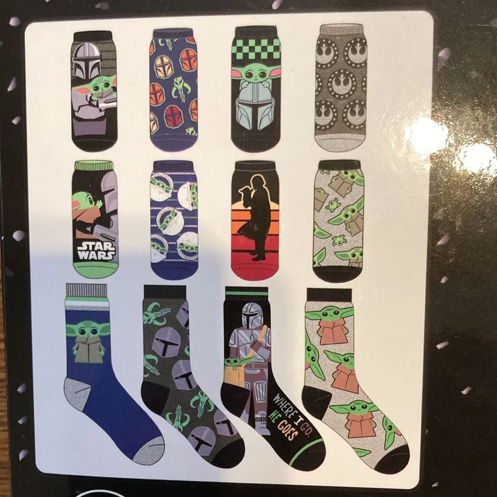 🖤 Star Wars Men’s 12 Pair of Socks (NWT)